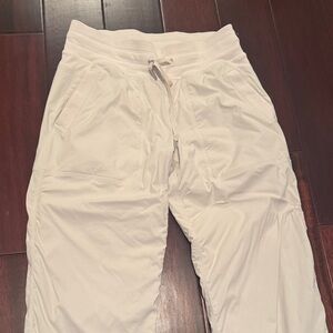 Lululemon Athletica Cream Drawstring Pants